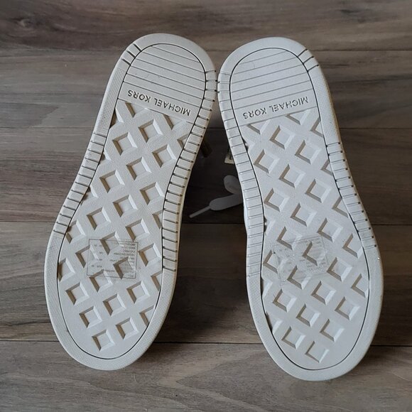 NWOB Michael Kors Kids High Top Sneakers Size 1 - Picture 5 of 6
